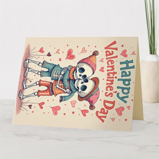 Evig kram valentinskort kort (Framsida)