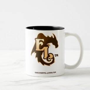 Evig landlogotypmugg Två-Tonad mugg