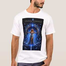 Evig Legend Kristall Fantasy Konst T Shirt