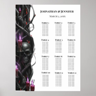 Evig Natt Gothic Vampire Bröllop Mörk Romantik Poster