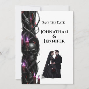 Evig Natt Gothic Vampire Bröllop Mörk Romantik Spara Datumet