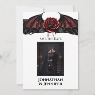 Evig Natt Gothic Vampire Bröllop Mörk Romantik Spara Datumet