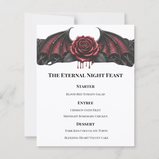Evig natt gotiskt vampyrbröllop mörk romantik (Framsida)