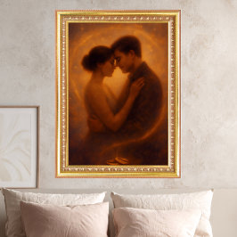 Evig Omfamning – Celestial Romance Art Poster