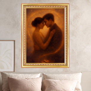 Evig Omfamning – Celestial Romance Art Poster