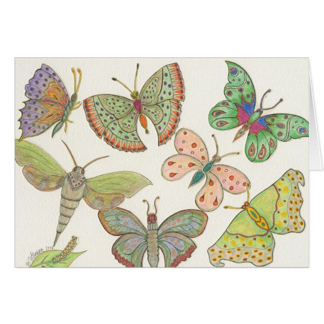 Evig optimist hälsningskort (Framsidan Horizontal)