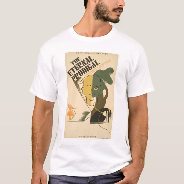 Evig Prodigal lek 1938 WPA T-shirt (Framsida)
