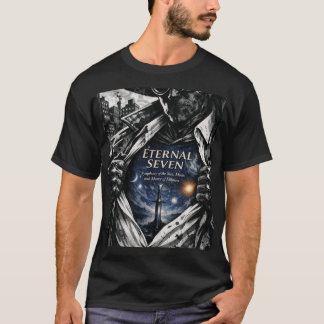 Evig Sju Kosmisk Svärd Fantasy Art T-Shirt