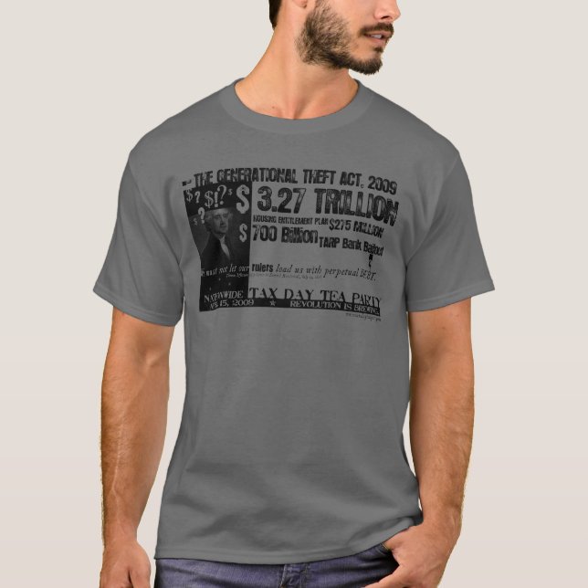 Evig skuldT-tröja T-shirt (Framsida)