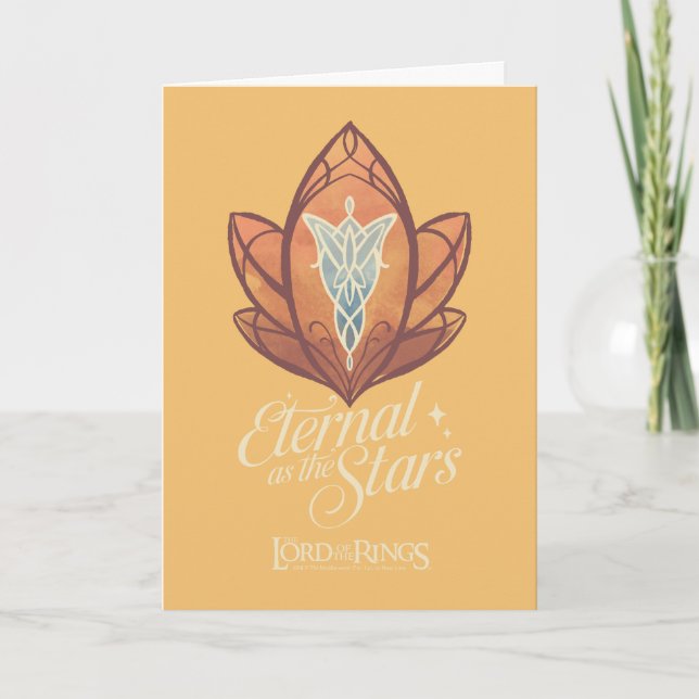 Evig som Stjärnorna Jämnstjärna Grafik Kort (Framsida)