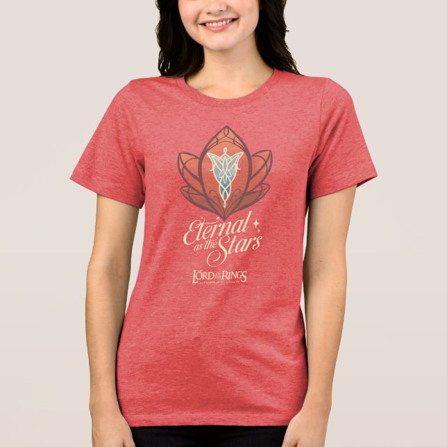 Evig som Stjärnorna Jämnstjärna Grafik T Shirt (Framsida)