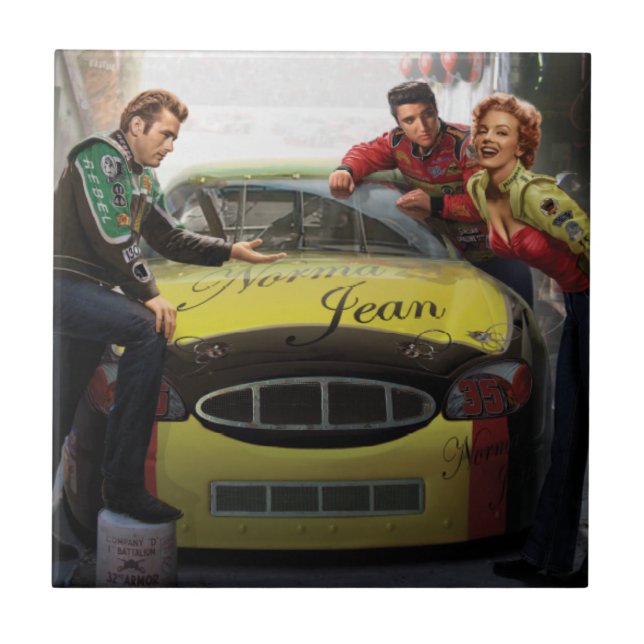 Evig speedway kakelplatta (Framsidan)