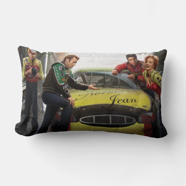 Evig speedway lumbarkudde (Framsida)