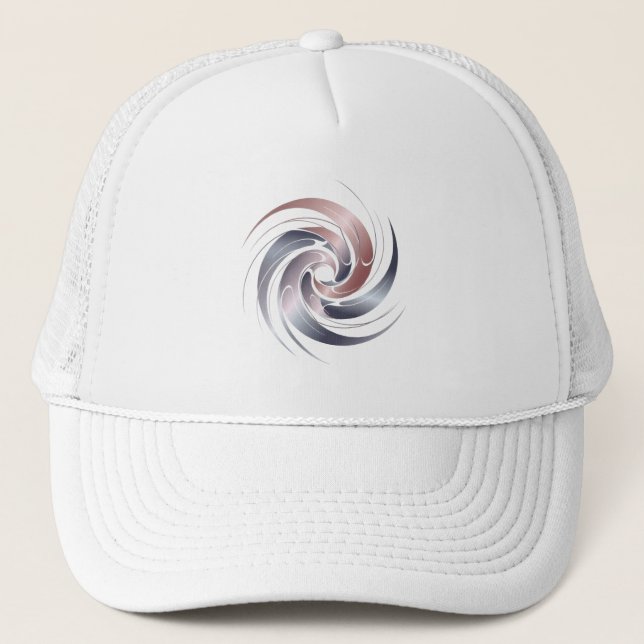 Evig Spiral – Modern Energiflödesdesign Keps (Framsida)