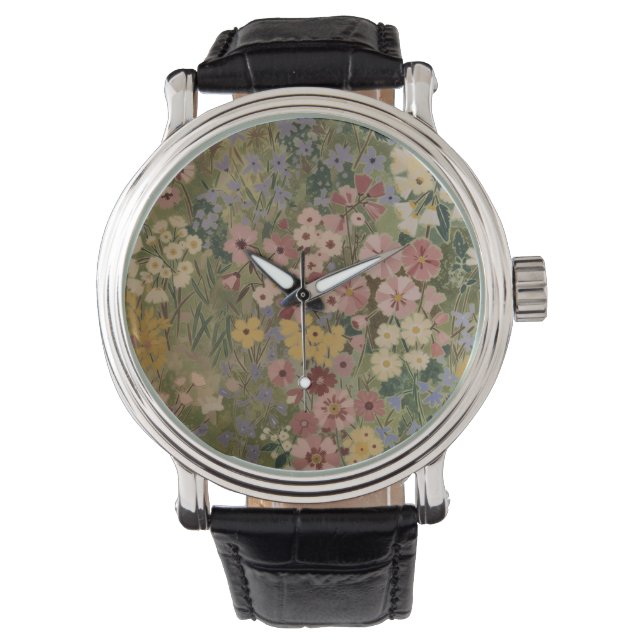 Evig vårblomning armbandsur (Framsida)