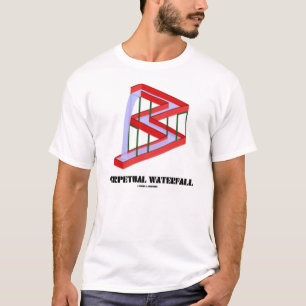 Evig vattenfall (den optiska illusionen) t shirt