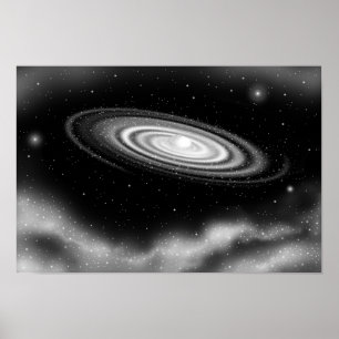 Evig vit galax poster