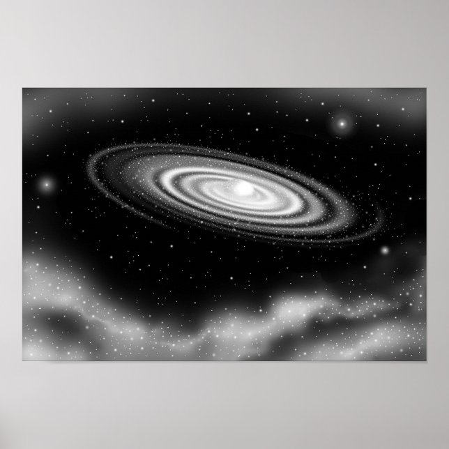 Evig vit galax poster (Framsidan)