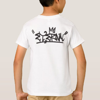 Eviga blått+Rosa lutningskjortajunior Tee Shirt