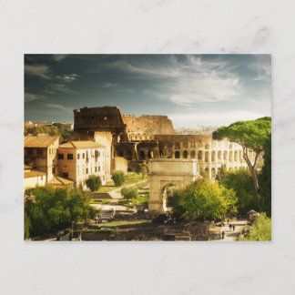 Eviga Rome beskådar in av den Colosseum vykortet Vykort