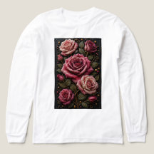 Eviga rosor i 3D-mikromosaik – Lyxig blomsterkonst