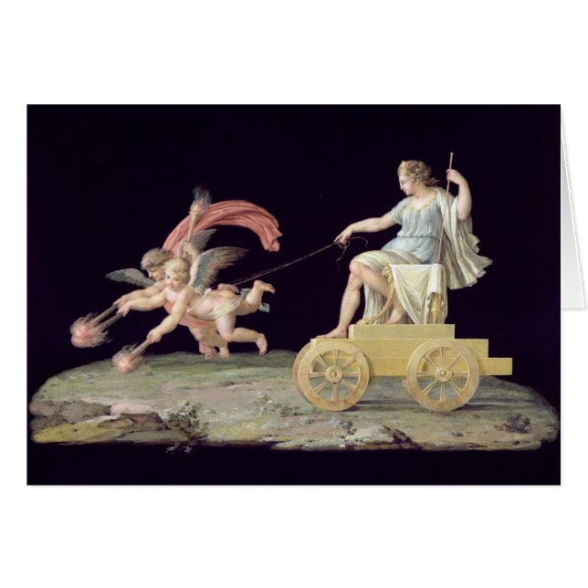 Evighet (olja på panel) hälsningskort (Framsidan Horizontal)