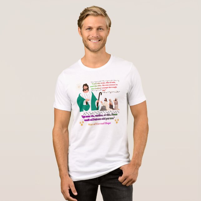 Evighetens hoppets stjärna t shirt (Framsida Full)