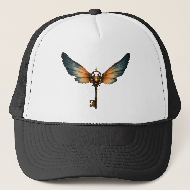 Evighetens Nyckel – Steampunk Vingar Keps (Framsida)