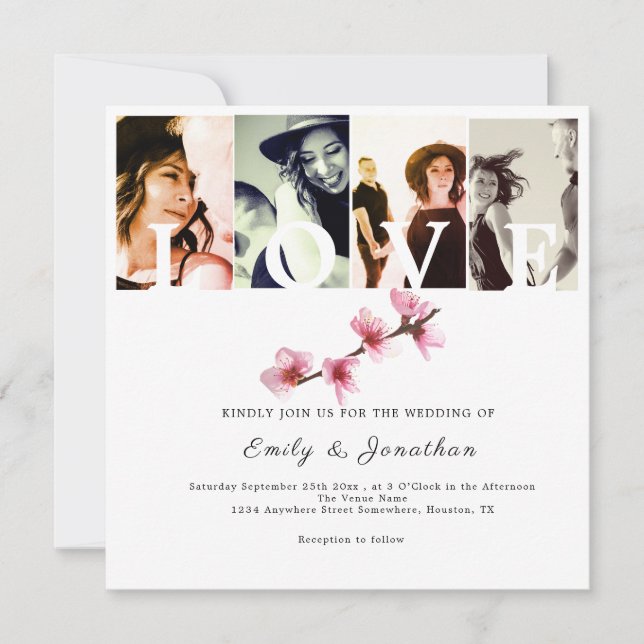 Evigt Förälskad Inbjudningar (Framsida)