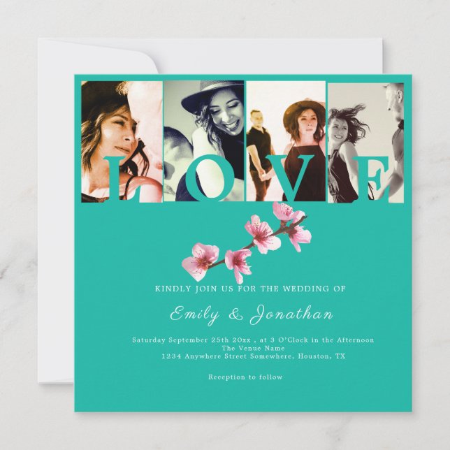 Evigt Förälskad Inbjudningar (Framsida)