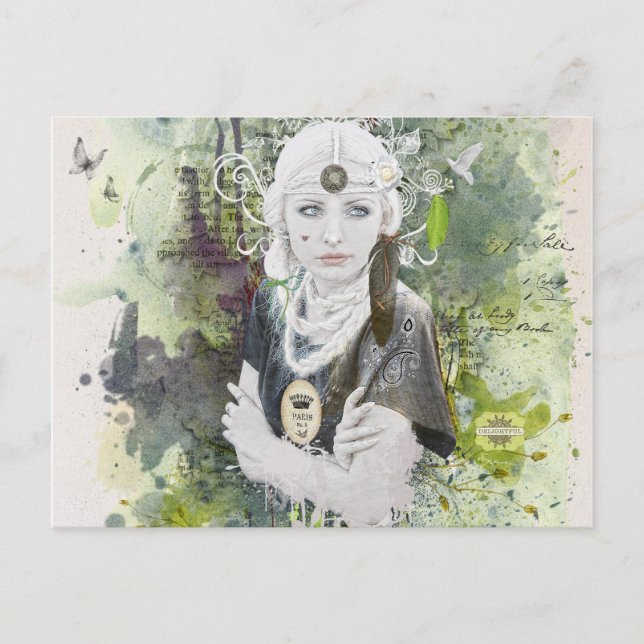 evigt fredskort vykort (Framsida)