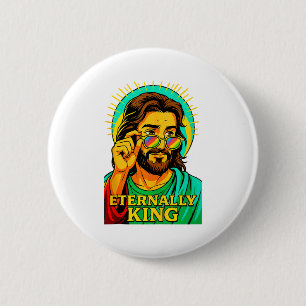 Evigt King Cool Jesus Kristet Anime Manga Po Knapp