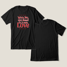 Evigt Ny Kärleks Romantisk Citat T Shirt