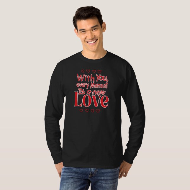 Evigt Ny Kärlekscitat T Shirt (Hel framsida)