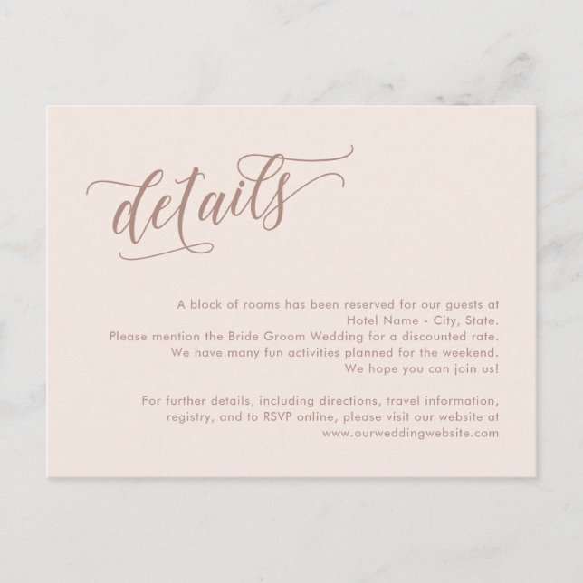 Evigt Saligt Redigerbart Färgat Införandekort Vykort (Framsida)