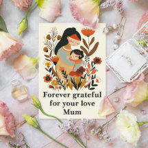 Evigt Tacksam Mamma Mor Dotter Kärlek Blommig