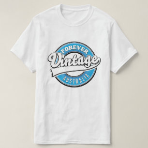Evigt vintage Australien logotyp T Shirt