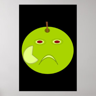 Evil Apple med Scar Halloween Poster