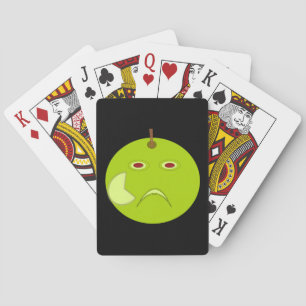 Evil Apple med Scar Halloween-spelkort Spel Kort