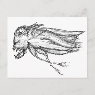 Evil bird vykort