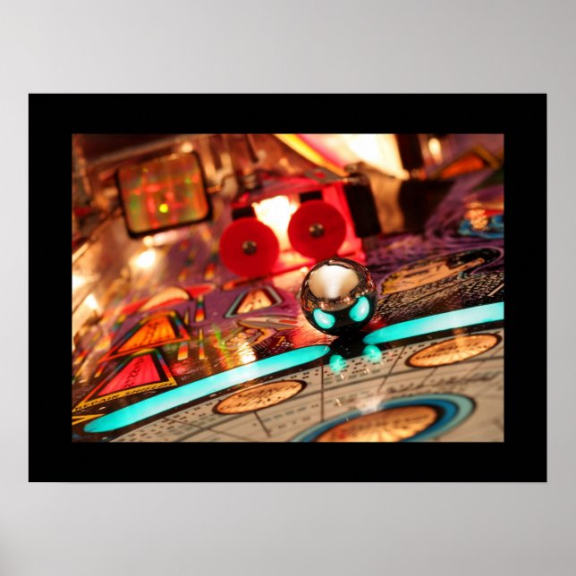 Evil Boll pinball poster (Framsidan)