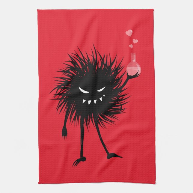Evil Chemistry Character Kärlek Potion Kökshandduk (Vertikal)