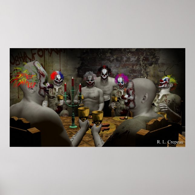 Evil Clown Banquet Poster (Framsidan)
