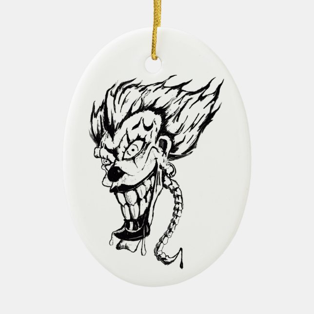 Evil clown ornament (Framsidan)