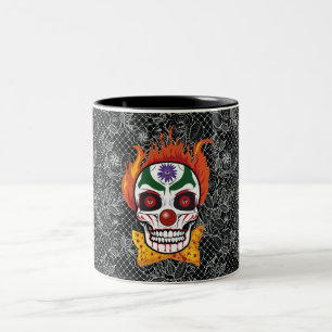 Evil Clown Skull Demon Coffee Mugg Gift Idea
