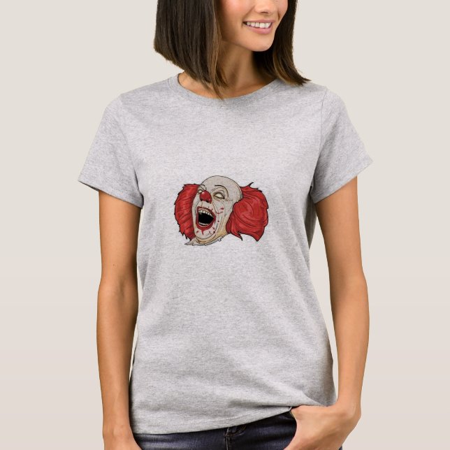 Evil Clown T Shirt (Framsida)