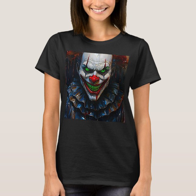 Evil Clown T Shirt (Framsida)