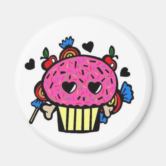 Evil Cupkaka Magnet (Framsidan)