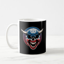 Evil Demon Clown Skull Kaffemugg