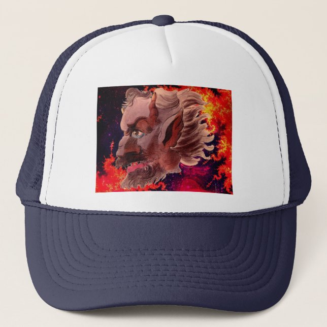 Evil Demon Hat Truckerkeps (Framsida)